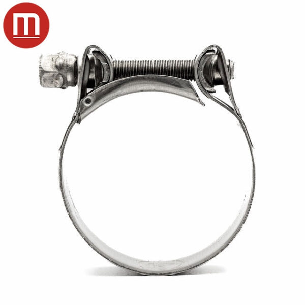 glamright Heavy Duty Supra Bolt Hose Clamp – 316 Stainless Steel Band and Bolt, Marine Grade - Image 2