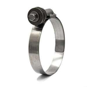 glamright 9/16" Constant Tension Worm Gear Hose Clamp with Liner – 301 Stainless Steel