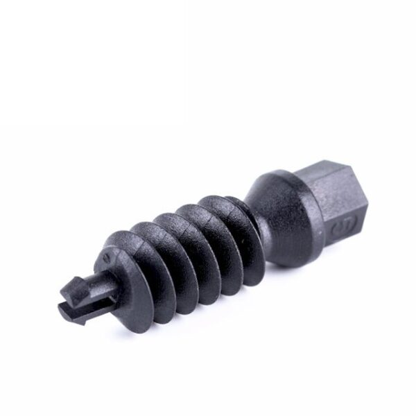 glamright 1/2" Polymer Worm Drive Hose Clamp – PA12 Black Hex Screw - Image 4