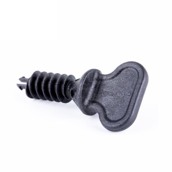 glamright 1/2" Polymer Worm Drive Hose Clamp – PA12 Black Hex Screw - Image 5