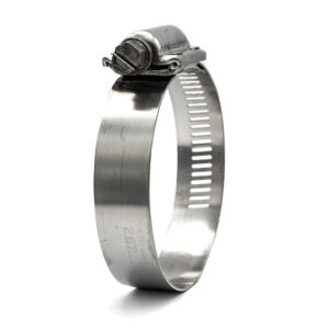 glamright 5/8" Power-Gear Worm Gear Hose Clamp – 301 Stainless Steel Band and Screw