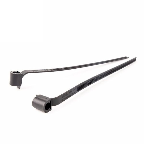 glamright 1/2" Polymer Worm Drive Hose Clamp – PA12 Black Hex Screw - Image 3