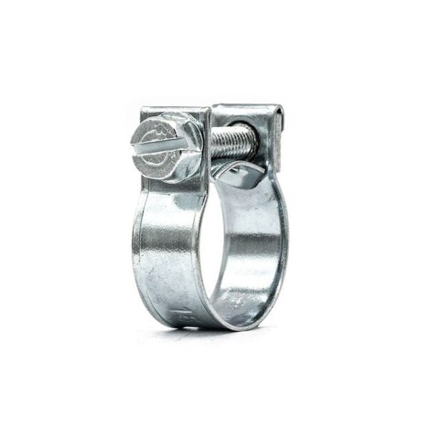 glamright 3/8" Mini Screw Hose Clamp – Galvanized Steel Band and Screw