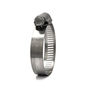glamright 1/2" Perforated Worm Gear Hose Clamp – 300 Stainless Steel Band & Screw